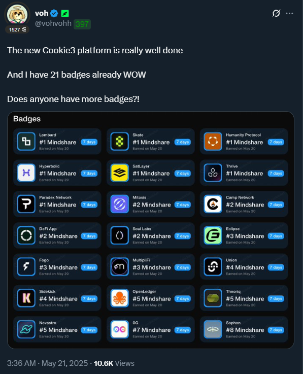Screenshot showing multiple leaderboard positions